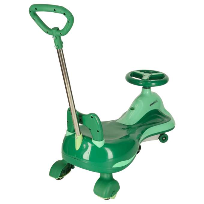LED Swing FIX S2 gravity scooter ride with handle green max 100kg