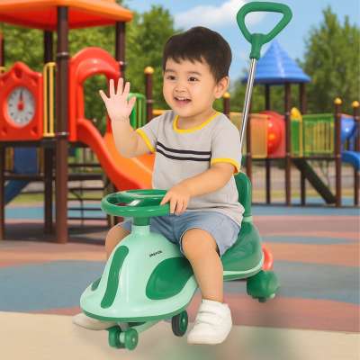 LED Swing FIX S2 gravity scooter ride with handle green max 100kg