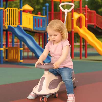LED Swing FIX S2 gravity scooter ride with handle purple max 100kg
