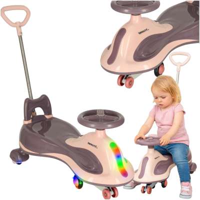 LED Swing FIX S2 gravity scooter ride with handle purple max 100kg