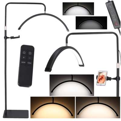 LED cosmetic lamp for eyelash extensions arch