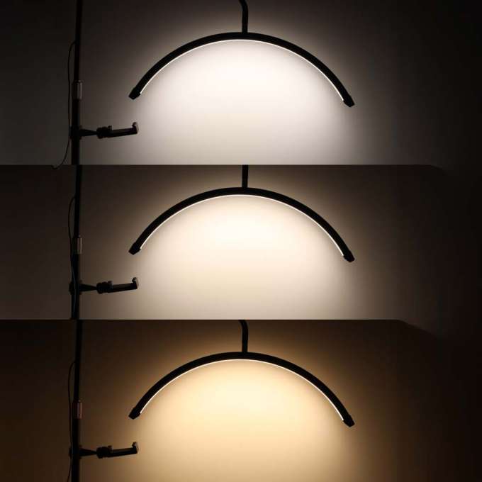 LED cosmetic lamp for eyelash extensions arch