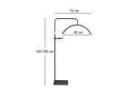 LED cosmetic lamp for eyelash extensions arch 16
