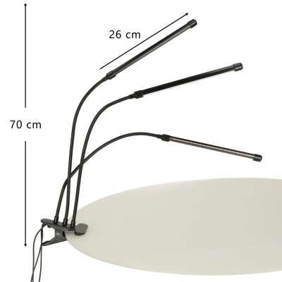 LED plant growth lamp panel 3 bulbs