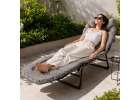 LUARO Folding Beach Garden Lounge Chair Travel and Camping Bed with Pillow 5