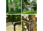LUARO garden terrace sunshade waterproof 3x3x3m triangle grey 11