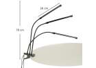 Lampa do roślin LED uprawy wzrostu panel 3 żarówki 11