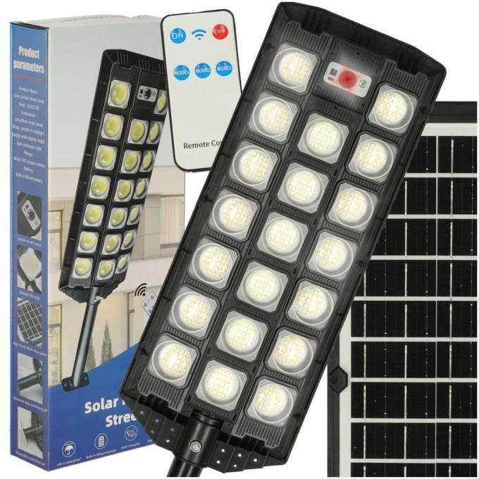Lampa solarna LED zewnętrzna halogen latarnia