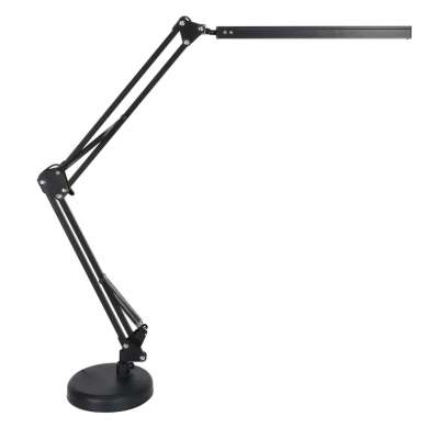 LED desk lamp USB swivel arm 2 ways to attach