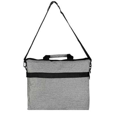 Laptop bag 15.6" briefcase with strap grey