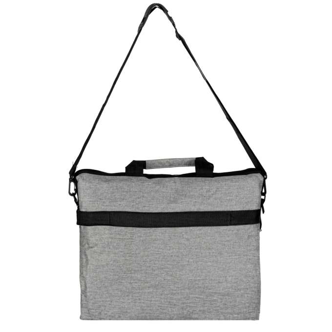 Laptop bag 15.6" briefcase with strap grey