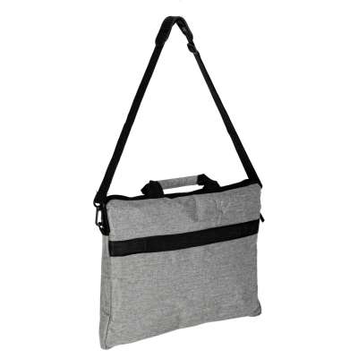 Laptop bag 15.6" briefcase with strap grey