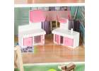 Lulilo Gardeno wooden doll house with garden furniture 70cm pink LED 10