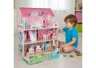 Lulilo Gardeno wooden doll house with garden furniture 70cm pink LED 15