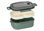 Lunch box śniadaniówka pudełko śniadaniowe z przegródkami dzielone 1200ml zielone 6