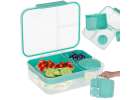 Lunch box śniadaniówka pudełko śniadaniowe z przegródkami dzielone 2200ml miętowe 1