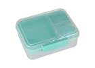 Lunch box śniadaniówka pudełko śniadaniowe z przegródkami dzielone 2200ml miętowe 2