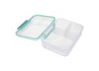 Lunch box śniadaniówka pudełko śniadaniowe z przegródkami dzielone 2200ml miętowe 6