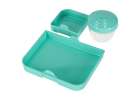 Lunch box śniadaniówka pudełko śniadaniowe z przegródkami dzielone 2200ml miętowe 9