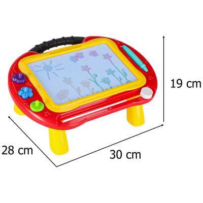 Magnetic board educational drawing table stamps