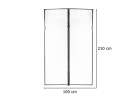 Magnetic mosquito net for window door 100x210cm 13