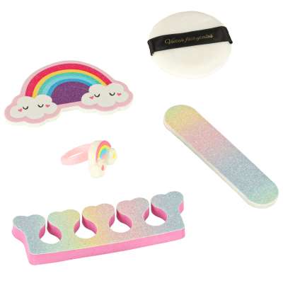 Make up cosmetics make up polishes handbag skirt set 22 items