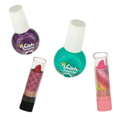 Make up cosmetics make up polishes handbag skirt set 22 items
