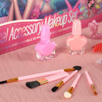 Makeup and nail kit cosmetics makeup cosmetics shadows lacquers drawers mermaid