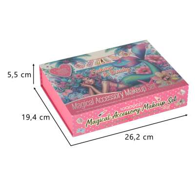 Makeup and nail kit cosmetics makeup cosmetics shadows lacquers drawers mermaid