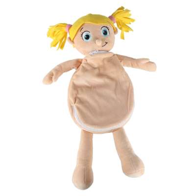 Mascot doll learning anatomy girl