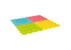 Mata sensoryczna puzzle montessori do masażu stóp 8 elementów pastelowe 4