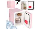 Mini Electric Car Travel Fridge – 4L Pink 2-in-1 Cooling &amp; Heating  For Food, Cosmetics 1