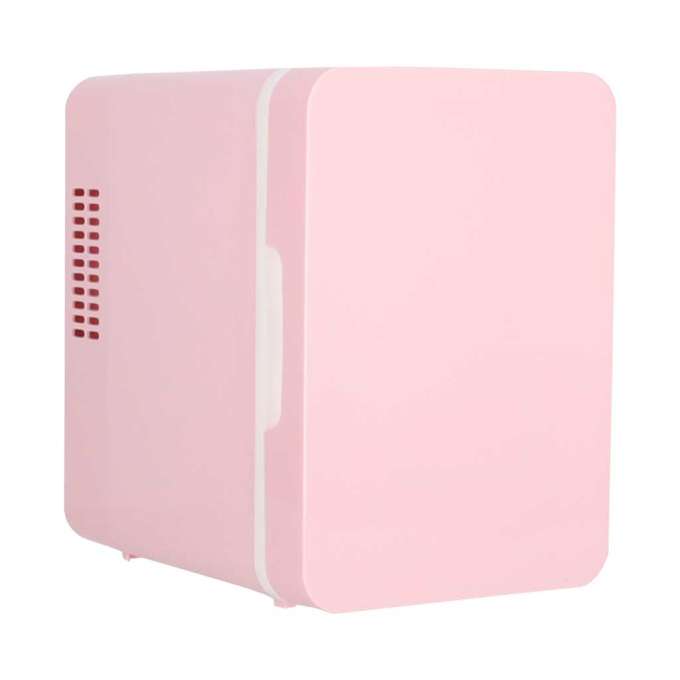Mini Electric Car Travel Fridge – 4L Pink 2-in-1 Cooling &amp; Heating  For Food, Cosmetics