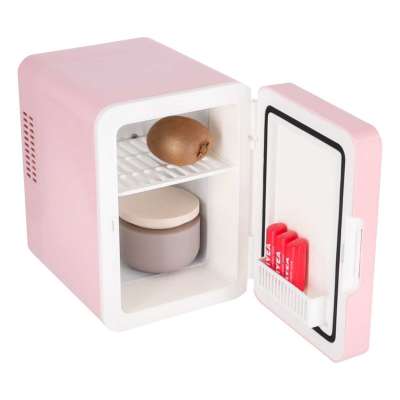 Mini Electric Car Travel Fridge – 4L Pink 2-in-1 Cooling &amp; Heating  For Food, Cosmetics
