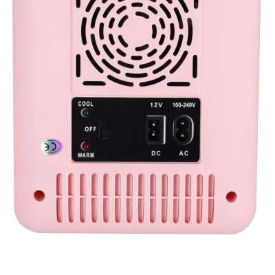 Mini Electric Car Travel Fridge – 4L Pink 2-in-1 Cooling &amp; Heating  For Food, Cosmetics