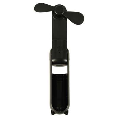 Mini hand fan foldable USB black
