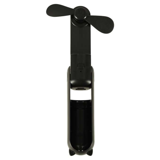 Mini hand fan foldable USB black