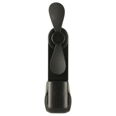 Mini hand fan foldable USB black