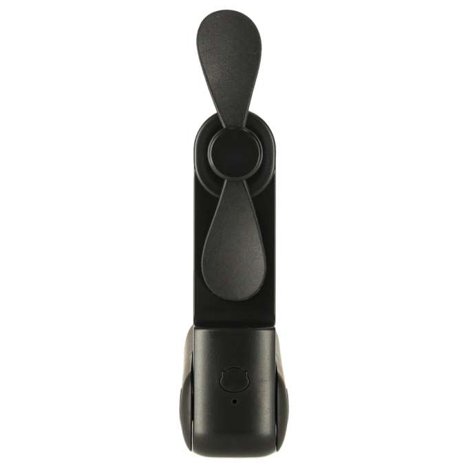 Mini hand fan foldable USB black