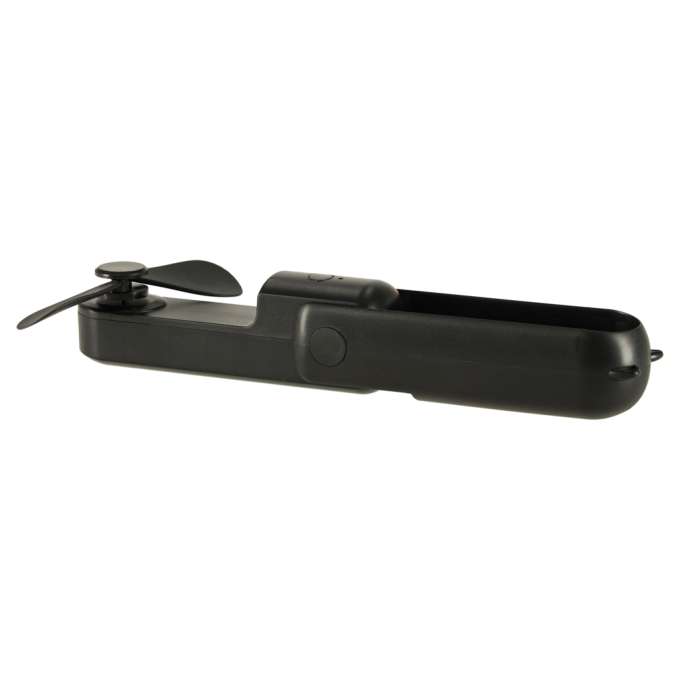 Mini hand fan foldable USB black
