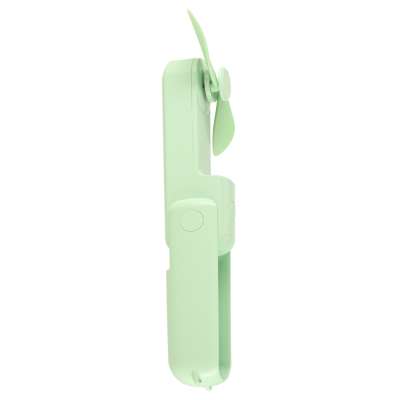 Mini hand fan foldable USB green