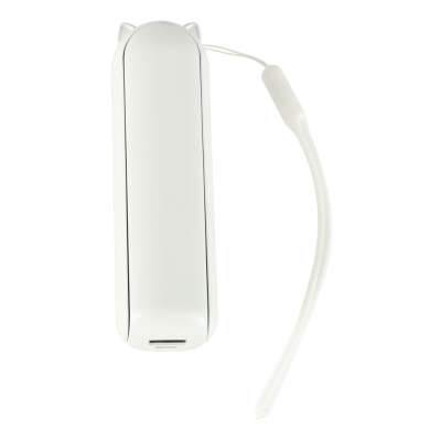 Mini hand fan foldable USB white