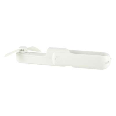 Mini hand fan foldable USB white