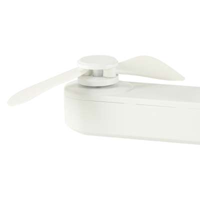 Mini hand fan foldable USB white