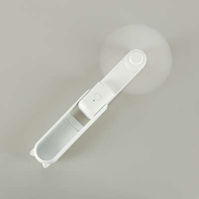 Mini hand fan foldable USB white