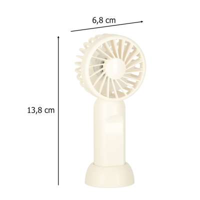 Mini handheld desk fan USB 13.8cm