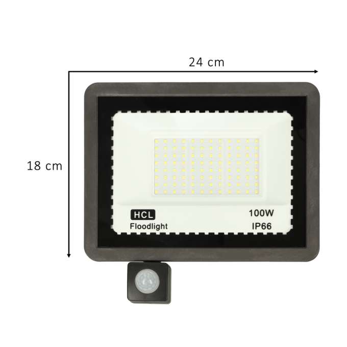 Motion sensor lamp spotlight 100W