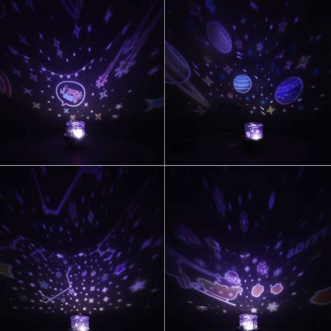 Night Light Star Projector USB LED Reindeer