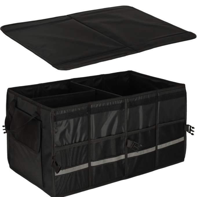 Organizer do bagażnika torba do samochodu z odblaskami 60X35X30