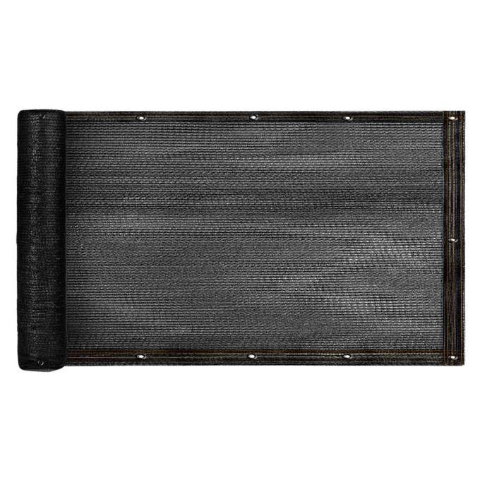 Osłona balkonowa LUARO mata maskująca siatka cieniująca na balkon taras 150g/m2 105x500cm UV